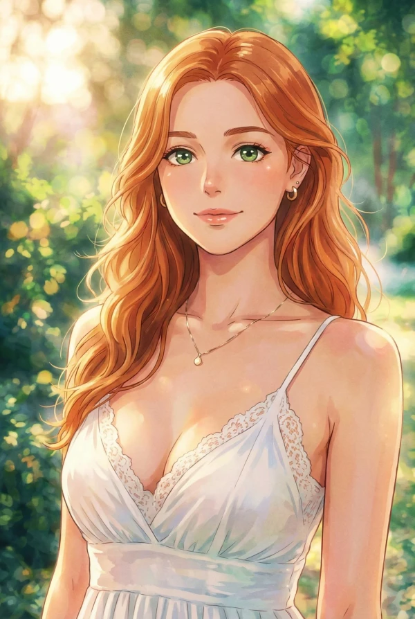 Forest Portrait - Makoto Shinkai Style