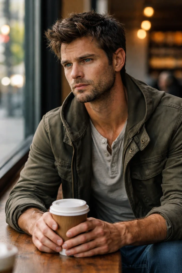 Coffee Shop Portrait - Original